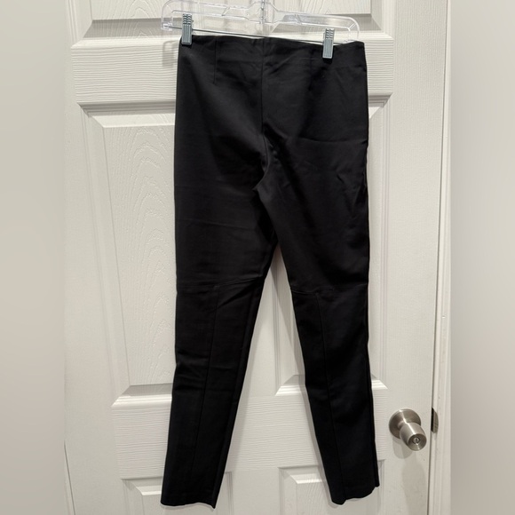 Theory Black Pants with Zipper Detail Size 4. Style# 100704290 . - Picture 2 of 5